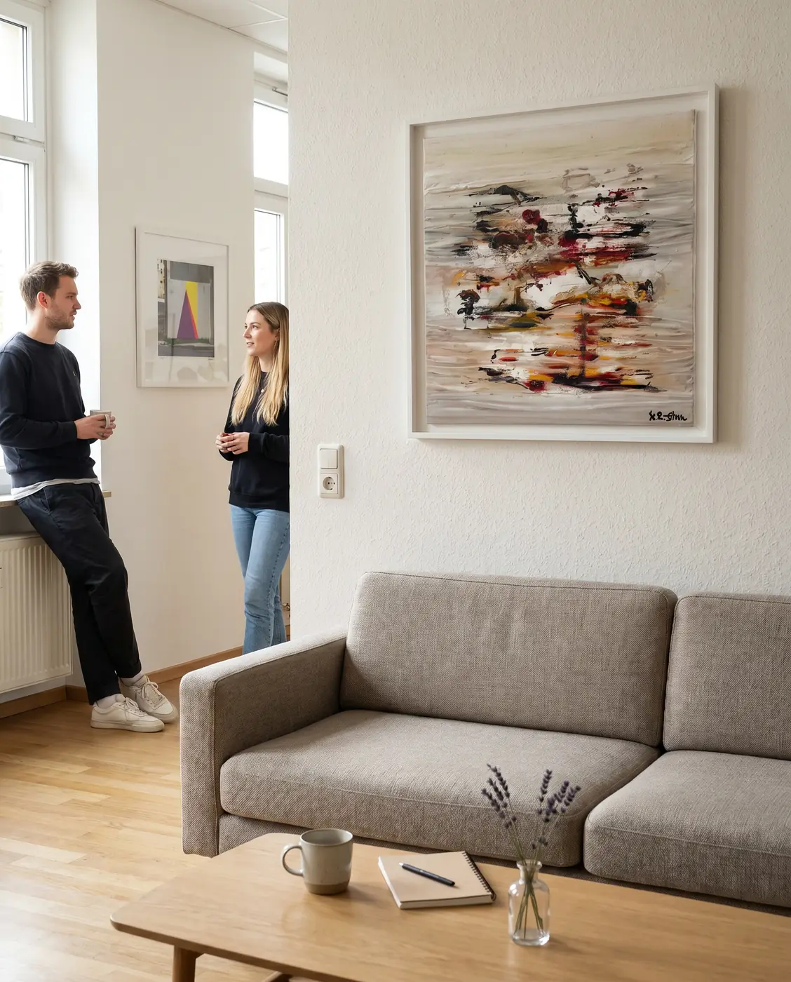Originalgemälde von A.R. Stern im Ambiente