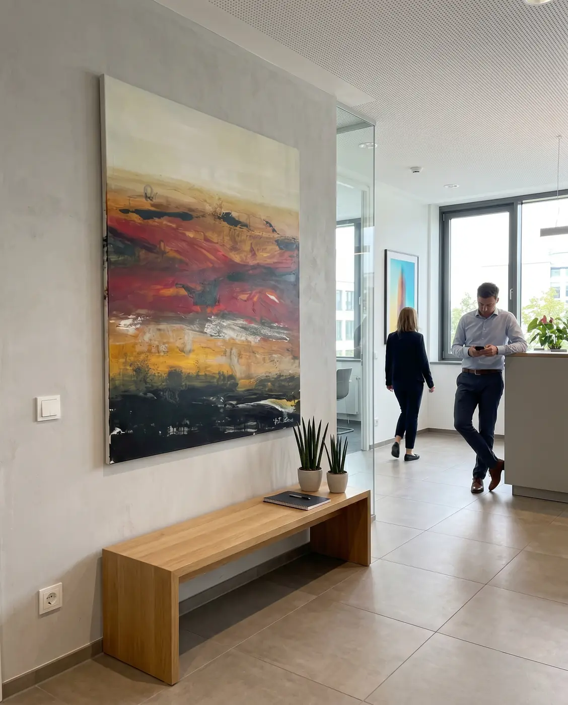 Originalgemälde im Büroambiente